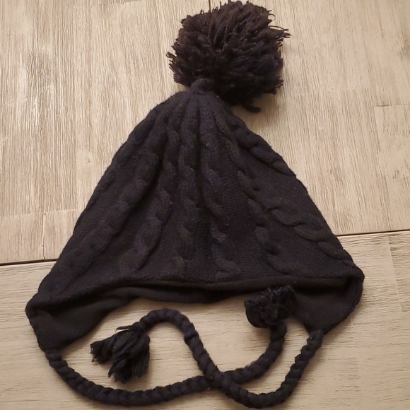deux par deux Other - Deux par Deux kids knitted pom pom hat
